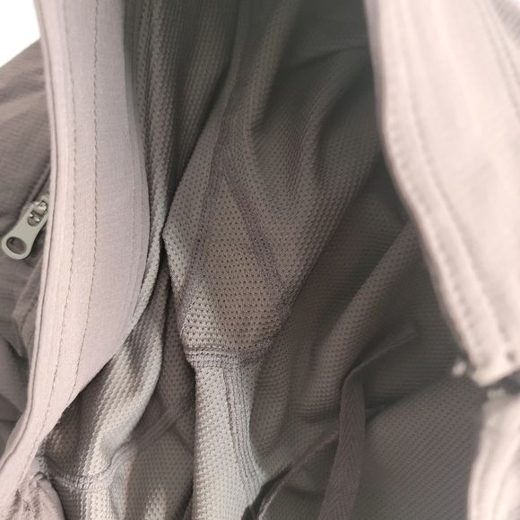 Athleta Sz 2 Jenner Skirt Skort  Pockets Side Zips Gray Purple 983363 - Picture 5 of 8